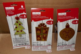 Christmas Craft Kits Color In Paper Ornaments 3 Types 26pc Total Creatol... - £4.28 GBP