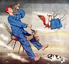 Textron Fabric And Clothing  1948 Advertisement Rayon Pajamas New York DWHH5 - £39.33 GBP