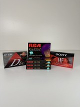 Sealed Blank Cassette Tape Lot Of 6  TDK Sony RCA  90 Min 60 Min - £7.42 GBP