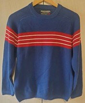 Vintage Abercrombie &amp; Fitch 92 Striped Pullover Navy &amp; Red Sweater Youth XL Boys - £23.21 GBP