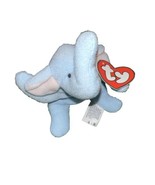 Retired TY Peanut Beanie Baby, 1995, PVC Pellets LIGHT BLUE  #10 - £5.13 GBP