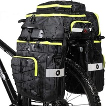 Bicycle Cargo Rack Saddle Bag Shoulder Bag Laptop Pannier Rack Bicycle Bag - £63.47 GBP