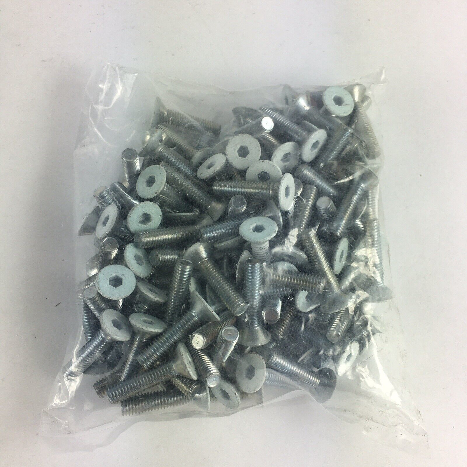 #10-32 7/8&quot; Flat Head Socket Cap Screws Alloy Steel Zinc Allen - White top - $7.99