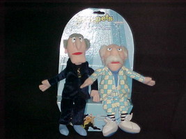 Muppets Statler &amp; Waldorf Plush Toys On Cardboard Display Sababa Toys 2003 - £77.76 GBP