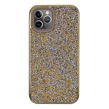 Dual Layer Glitter/Rubber Shockproof Case for iPhone 12 Pro Max 6.7&quot; GOLD - £5.38 GBP