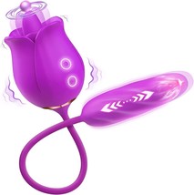 Adult Sex Toys Vibrator - Rose Toy, Rose Sex Stimulator for Women (Purple) - £22.74 GBP