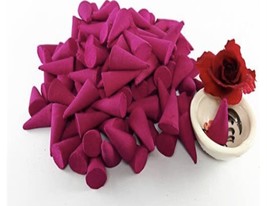 Rose Incense Cone Rose of Fragrance Relax Aromatherapy Spa (Pack of 100 ... - $14.84