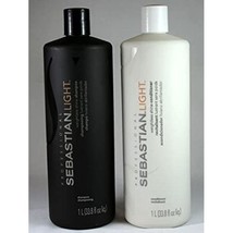 Sebastian light weightless shine shampoo and cond liter 2 x 338oz duo 184149 thumb200
