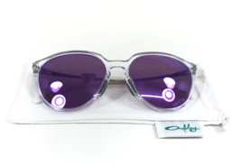 Oakley Sunglasses Sielo OO9288-0757 Polished Chrome Frames w Prizm Violet Lenses - $108.89