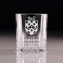 Ball Irish Coat of Arms Perfect Serve Cut Glass Tumbler - Set of 4 - £59.15 GBP