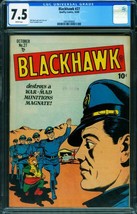 Blackhawk #27 CGC 7.5 1948- Death-Demons- Golden Age 2001004003 - $1,018.50