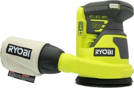 The Ryobi P411 One 18 Volt 5 Inch Cordless Battery Operated Random Orbit Power - £68.04 GBP