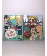 Beavis And Butthead Books Lot Of 2 This Book Sucks Huh Huh For Hollywood - £16.88 GBP