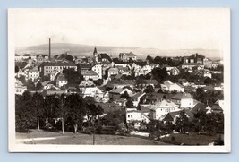 RPPC Birds Eye View Ústí nad Orlicí Czech Republic Postcard C17 - £6.19 GBP