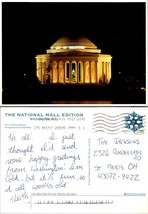 Washington D.C. Jefferson Memorial at Night Posted 2006 St Paris OH Postcard - £7.38 GBP