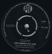 Chris Barber&#39;s Jazz Band Petite Fleur 45 rpm Bugle Boy March British Pre... - $4.94
