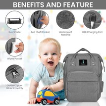 Baby Bag with Changing Station - Baby Diaper Bag Backpack - Baby Backpack - £39.56 GBP