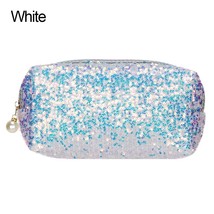 New Fashion Glitter High-capacity Makeup Bag  Sequin Pen Bag Cosmetic Storage Ba - £43.29 GBP