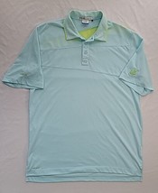 Ping Golf Polo Shirt Size Large Aqua Sensor Cool Activewear Mens Embroidered - £11.58 GBP