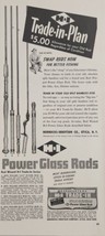 1955 Print Ad H-I Power Glass Fishing Rods Horrocks-Ibbotson Utica,New York - $19.78