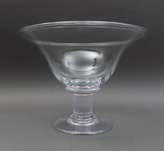 Simon Pearce Shelburne Footed Pedestal Compote Centerpiece Large Glass Bowl - £236.06 GBP