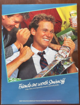 1985 Smirnoff Vodka Vintage Print Ad Friends Are Worth Crisp Clear Smooth - £11.55 GBP