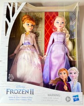 Disney Frozen 2 Palace Sisters Elsa and Anna Fashion Doll Set 2 Pack New Sealed - £27.89 GBP