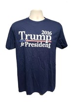 2016 Trump for President Adult Medium Blue TShirt - £14.80 GBP