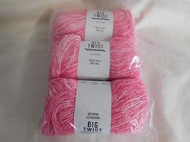 Big Twist Cotton Flamingo Splash lot of 3 dye Lot CNE1268 - £12.60 GBP