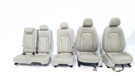 Full Set Of Leather Seats Q1A Gray OEM 2009 2010 2011 2012 Audi Q5Must S... - £560.69 GBP