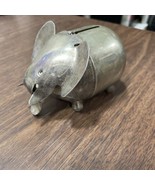 NAPIER Silver Plate Elephant Coin Bank Vintage - €11,83 EUR