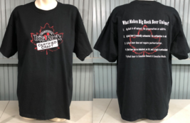 Big Rock Draft Canadian Beer 2-Sided T-Shirt Size XL  - $15.13