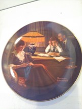 Norman Rockwell &quot;Father&#39;s Help&quot; Edwin Knowles Collectors Plate Bradford Exchange - £11.50 GBP