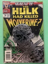 Marvel Comics What If #50 Hulk Killed Wolverine Foil Cover 1993￼￼ - £19.51 GBP