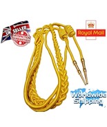 Aiguillette Moon guard Gold &amp; Silver Silky with gold tags Bands Army Aig... - €20,69 EUR