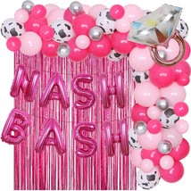 Nashville Bachelorette Party Decorations For Girls Hot Pink Nash Bash Banner Let - $32.99