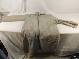Jos. A. Bank Trench Coat Men&#39;s 42R 42 Regular Removable Liner Tan Blend 50628 - £18.99 GBP