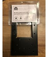 Architectural Mailboxes Black Galvanazed Steel Mailbox Mounting Board - $19.45 CAD