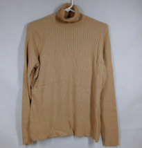 Worthington Gold Glitter Long Sleeve Turtle Neck Sweater XL - £13.94 GBP