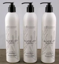 3 Bottles Alice+Co Botanicals Hydrating Shampoo Lavender &amp; Eucalyptus 12oz New - £42.28 GBP