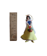 Vtg Grolier Disney Snow White Holding Basket Ornament Porcelain Treasure... - $9.50