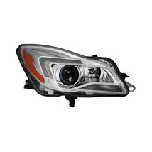 Headlight For 2014-2017 Buick Regal Passenger Side Chrome Housing Clear Lens HID - £592.62 GBP