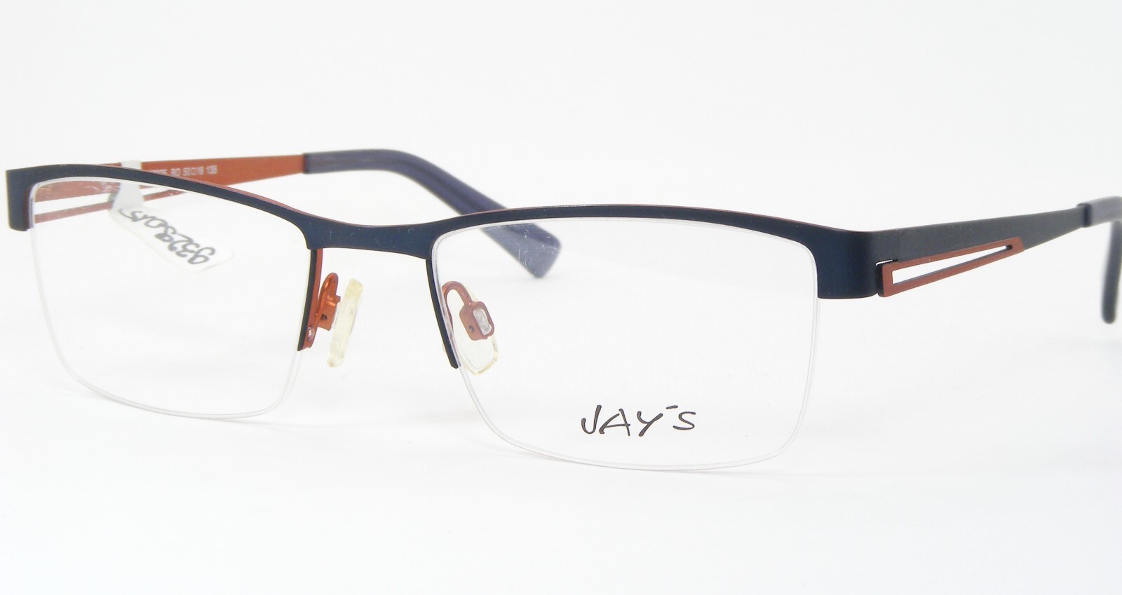 JAY&#39;S Par Tendances &amp; Plus 63025 Bo Bleu / Orange Rare Lunettes 50 18 13... - $56.17