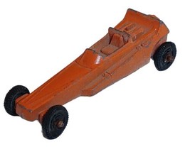 Vintage Tootsie Toy Orange Wedge Dragster 2.5&quot; Toy Car - $2.92
