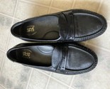 SAS Black Tripad Comfort Foot Bed Loafers Slip On Low Heel Casual Shoes ... - $46.39