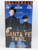 SANTA FE TRAIL (VHS) Movie RONALD REAGAN, Errol Flynn, New Sealed Video ... - £13.98 GBP