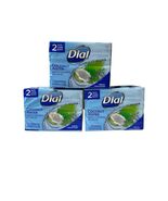 3 Dial Coconut Water Gentle Cleansing Bar Soap 2 Bars - 4oz Each 6 Bars ... - $726.24 MXN