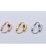 2 Pieces &quot;U&quot; Clip on Earring Converters From Pierced Earrings, Findings - £2.36 GBP