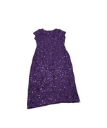 ELIZA J Women&#39;s Purple Sequin Velvet Cocktail Mini Dress Eggplant NWT Sl... - £43.83 GBP