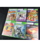 Lot of 6 Microsoft Xbox 360 Video Games ADVENTURES SPORTS PUSS MX MADAGA... - £25.64 GBP
